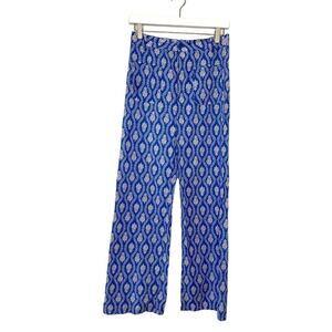Zara Women's Blue & White Trousers Pants Size XS